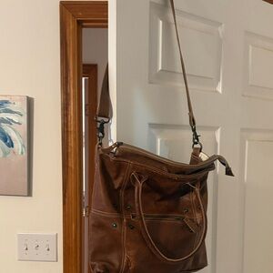 Brown Leather Myra Bag